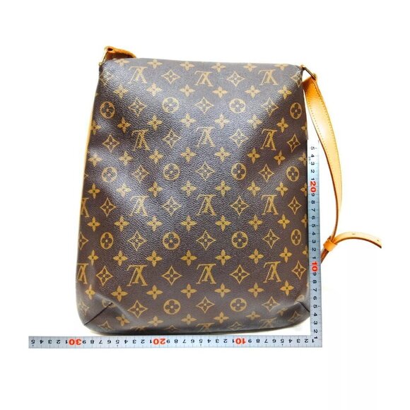 100% Authentic Louis Vuitton Musette Brown Monogram Shoulder Bag - Picture 2 of 9
